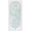 Villeroy & Boch Oberon Ванна, с гидромассажем Airpool Comfort (AC), включая Сливная и переливная арматура Multiplex Trio, 1600 x 750 mm, Альпийский белый UAC160OBE2B2V01
