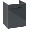 Villeroy & Boch Avento Тумба под раковину, 1 дверь, 430 x 514 x 384 mm, Стекло серое A88701B1