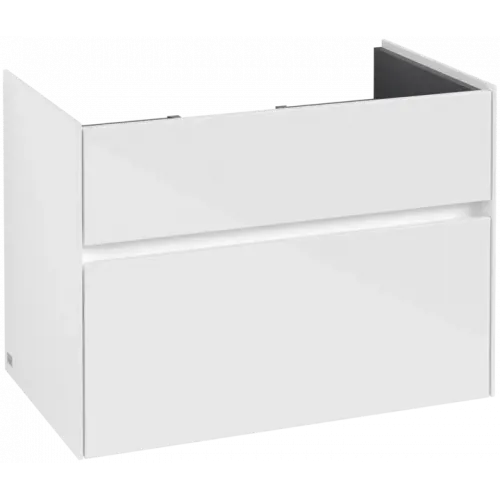 Villeroy & Boch Collaro Тумба под раковину, 2 выдвижных ящика, 754 x 546 x 444 mm, Glossy White C01000DH