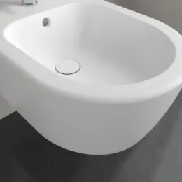 Villeroy & Boch Avento Биде, настенный, 370 x 530 mm, Stone White CeramicPlus 540500RW