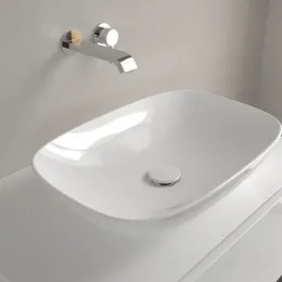 Villeroy & Boch Loop & Friends Раковина для установки на столешницу, 560 x 380 x 120 mm, Альпийский белый, без перелива 4A490101