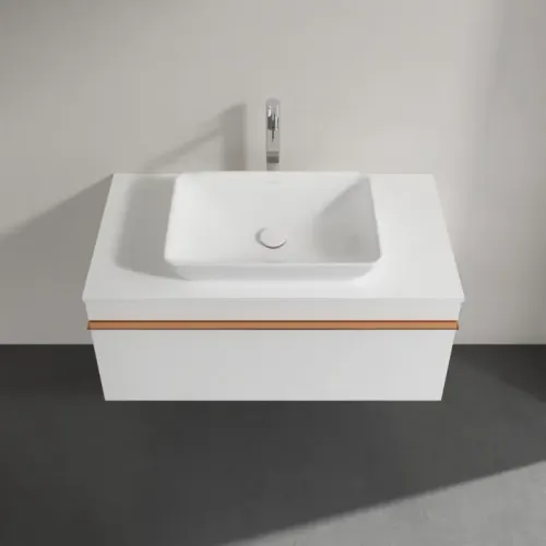 Villeroy & Boch Venticello Тумба под раковину, 1 выдвижной ящик, 957 x 436 x 502 mm, Glossy White / Glossy White A94605DH