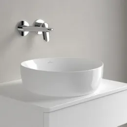 Villeroy & Boch Antao Раковина для установки на столешницу, 400 x 395 x 146 mm, Альпийский белый CeramicPlus, без перелива 4A7240R1