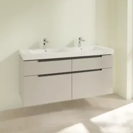 Villeroy & Boch Subway 2.0 Тумба под раковину, 4 выдвижных ящика, 1287 x 590 x 449 mm, Soft Grey A91710VK