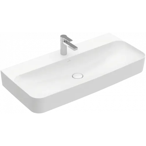 Villeroy & Boch Finion Pаковина, 1000 x 470 x 165 mm, Альпийский белый CeramicPlus, со скрытым переливом 4168ABR1