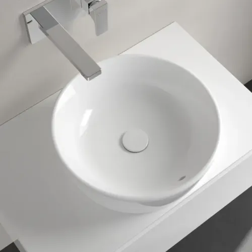 Villeroy & Boch Architectura Раковина для установки на столешницу, 450 x 450 x 155 mm, Альпийский белый, с переливом 5A254501