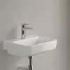 Villeroy & Boch O.novo Раковина компактная, 450 x 370 x 160 mm, Альпийский белый, без перелива, задняя сторона и нижняя сторона шлифованные 43444L01