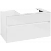 Villeroy & Boch Collaro Тумба под раковину, 2 выдвижных ящика, 1000 x 548 x 500 mm, Glossy White / Glossy White C01800DH
