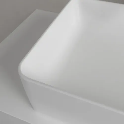 Villeroy & Boch Collaro Раковина для установки на столешницу, 560 x 360 x 145 mm, Stone White CeramicPlus, без перелива 4A2056RW