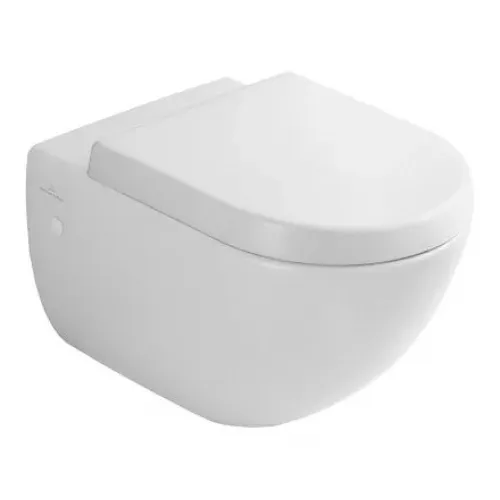 Чаша для унитаза подвесного Villeroy & Boch Subway 660010R1 альпийский белый CeramicPlus 660010R1