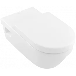 Villeroy & Boch ViCare Унитаз с открытым смывным краем ViCare, настенный, Альпийский белый 5649R001