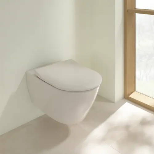 Villeroy & Boch Subway 2.0 Унитаз с открытым смывным краем, настенный, Pergamon CeramicPlus 5614R0R3