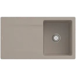 Villeroy & Boch Siluet 50 Мойка, включая Комплект слива с ручным управлением, выкл TitanCeram, 900 x 510 mm 333501AM