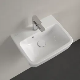 Villeroy & Boch O.novo Раковина компактная, 450 x 370 x 160 mm, Альпийский белый, с переливом 43444501