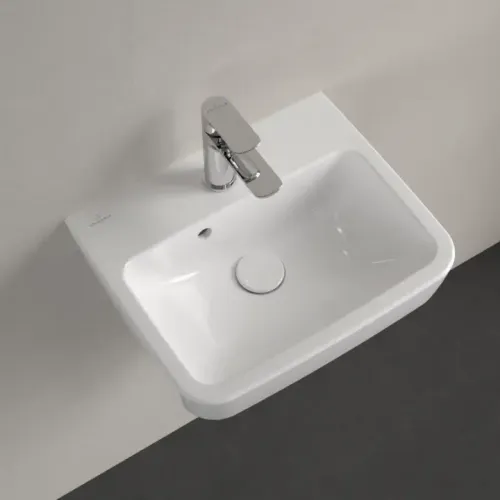 Villeroy & Boch O.novo Раковина компактная, 450 x 370 x 160 mm, Альпийский белый, с переливом 43444501