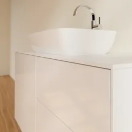 Villeroy & Boch Finion Тумба под раковину, с подсветкой, 4 выдвижных ящика, 1200 x 603 x 501 mm, Glossy White Lacquer G79100GF