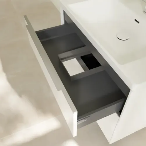 Villeroy & Boch Subway 3.0 Тумба под раковину, 2 выдвижных ящика, 772 x 576 x 478 mm, Brilliant White C57400VE
