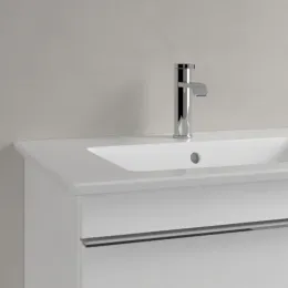 Villeroy & Boch Venticello Двойная раковина для установки на тумбу, 1300 x 500 x 170 mm, Stone White CeramicPlus, с переливом 4111DLRW