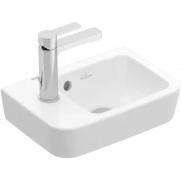 Villeroy & Boch O.novo Раковина компактная, 360 x 250 x 145 mm, Альпийский белый, с переливом 43423601