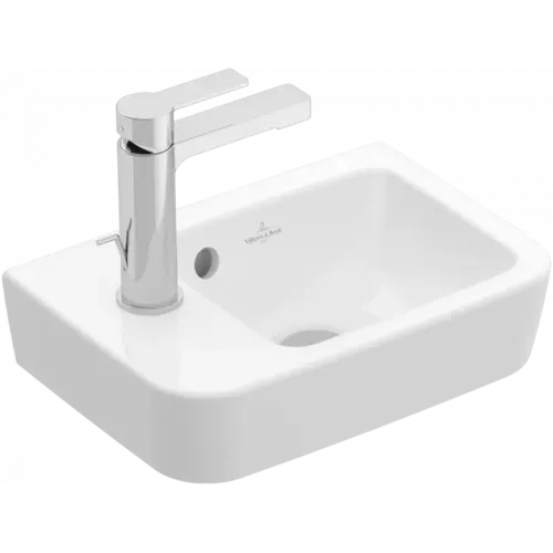 Villeroy & Boch O.novo Раковина компактная, 360 x 250 x 145 mm, Альпийский белый, с переливом 43423601