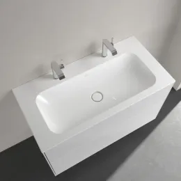 Villeroy & Boch Finion Pаковина для установки на тумбу, 1000 x 500 x 160 mm, Альпийский белый CeramicPlus, без перелива, нешлифованный 4164A1R1