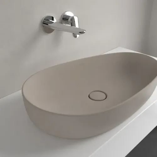 Villeroy & Boch Antao Раковина для установки на столешницу, 650 x 400 x 146 mm, Almond CeramicPlus, без перелива 4A7465AM