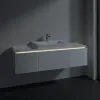 Villeroy & Boch Legato Тумба под раковину, с подсветкой, 3 выдвижных ящика, 1200 x 380 x 500 mm, Glossy White / Glossy White B682L0DH