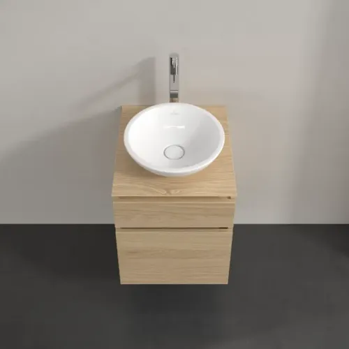 Villeroy & Boch Legato Тумба под раковину, 2 выдвижных ящика, 450 x 550 x 500 mm, Nordic Oak / Nordic Oak B56600VJ