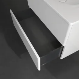 Villeroy & Boch Antao Тумба под раковину, с подсветкой, 2 выдвижных ящика, 788 x 504 x 496 mm, лицевая поверхность без текстурированной отделки, Glossy White Lacquer L04000GF
