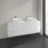 Villeroy & Boch Collaro Тумба под раковину, с подсветкой, 4 выдвижных ящика, 1600 x 548 x 500 mm, Glossy White / Glossy White C052B0DH