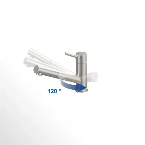 Villeroy & Boch Como Shower Window Однорычажный смеситель для мойки Однорычажный смеситель для мойки, выкл Нержавеющая сталь, Сплошная нержавеющая сталь 925800LC