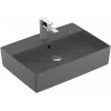 Villeroy & Boch Memento 2.0 Раковина для установки на столешницу, 600 x 420 x 140 mm, Graphite CeramicPlus, с переливом 4A0760i4