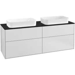 Villeroy & Boch Finion Тумба под раковину, 4 выдвижных ящика, 1600 x 603 x 501 mm, White Matt Lacquer F31200MT