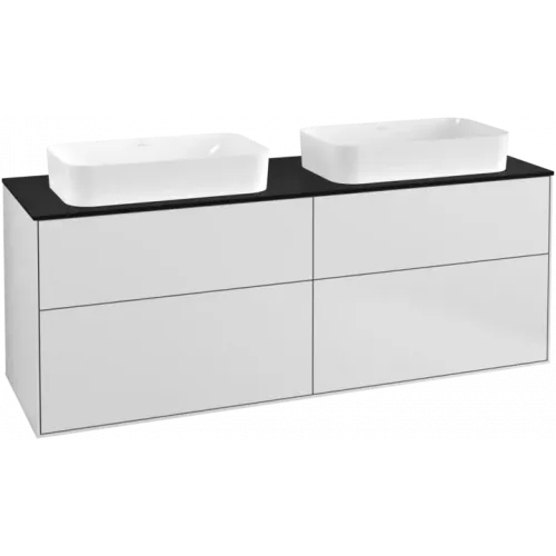 Villeroy & Boch Finion Тумба под раковину, 4 выдвижных ящика, 1600 x 603 x 501 mm, White Matt Lacquer F31200MT
