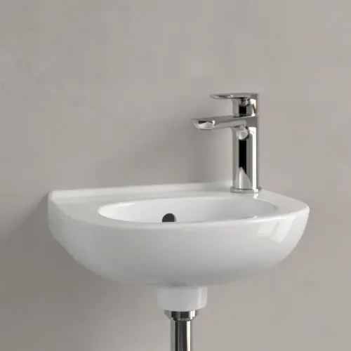 Villeroy & Boch O.novo Раковина компактная, 360 x 270 x 160 mm, Альпийский белый, с переливом 53603601