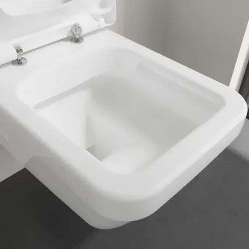 Villeroy & Boch Architectura Сиденье с крышкой для унитаза, с функцией автоматического опускания (SoftClosing), со снимаемым сиденьем (QuickRelease), Альпийский белый 9M58S101