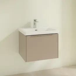 Villeroy & Boch Subway 3.0 Тумба под раковину, 1 выдвижной ящик, 572 x 429 x 478 mm, Taupe C57702VM