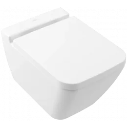 Villeroy & Boch Finion Сиденье с крышкой для унитаза, с функцией автоматического опускания (SoftClosing), со снимаемым сиденьем (QuickRelease), Stone White 9M88S1RW
