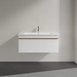 Villeroy & Boch Venticello Тумба под раковину, 1 выдвижной ящик, 953 x 420 x 502 mm, Glossy White / Glossy White A93505DH