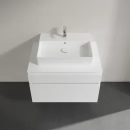 Villeroy & Boch Legato Тумба под раковину, 2 выдвижных ящика, 800 x 550 x 500 mm, Glossy White / Glossy White B60200DH