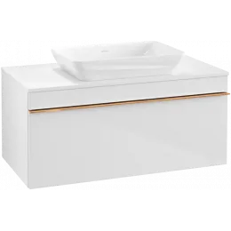 Villeroy & Boch Venticello Тумба под раковину, 1 выдвижной ящик, 957 x 436 x 502 mm, Glossy White / Glossy White A94605DH