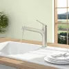 Villeroy & Boch Junis Sky Shower Однорычажный смеситель для мойки Однорычажный смеситель для мойки, выкл Нержавеющая сталь, Сплошная нержавеющая сталь 928200LC