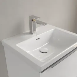 Villeroy & Boch Subway 3.0 Pаковина, 550 x 440 x 165 mm, Альпийский белый, с переливом 4A70F401