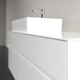 Villeroy & Boch Collaro Тумба под раковину, 4 выдвижных ящика, 1200 x 548 x 500 mm, Glossy White / Glossy White C12900DH