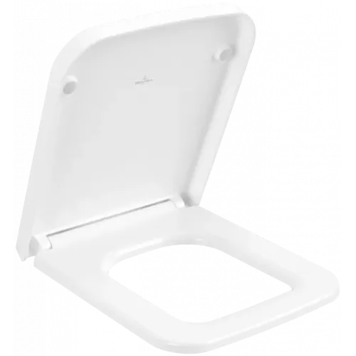 Villeroy & Boch Venticello Сиденье с крышкой для унитаза, с функцией автоматического опускания (SoftClosing), со снимаемым сиденьем (QuickRelease), Stone White 8M22S1RW