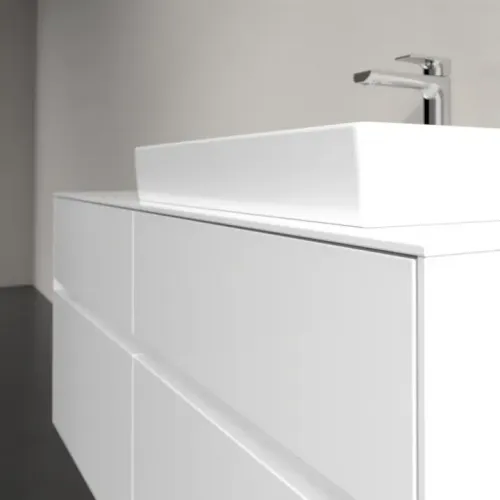 Villeroy & Boch Collaro Тумба под раковину, с подсветкой, 4 выдвижных ящика, 1200 x 548 x 500 mm, Glossy White / Glossy White C083B0DH