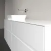 Villeroy & Boch Collaro Тумба под раковину, с подсветкой, 4 выдвижных ящика, 1600 x 548 x 500 mm, Glossy White / Glossy White C121B0DH