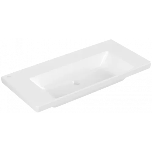 Villeroy & Boch Subway 3.0 Pаковина для установки на тумбу, 1000 x 470 x 165 mm, Альпийский белый, без перелива 4A70A301
