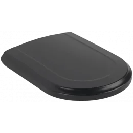 Villeroy & Boch Hommage Сиденье с крышкой для унитаза, с функцией автоматического опускания (SoftClosing), со снимаемым сиденьем (QuickRelease), Pure Black 8809S1R7