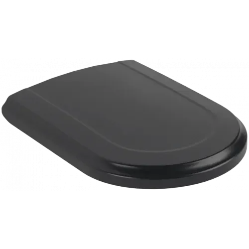 Villeroy & Boch Hommage Сиденье с крышкой для унитаза, с функцией автоматического опускания (SoftClosing), со снимаемым сиденьем (QuickRelease), Pure Black 8809S1R7